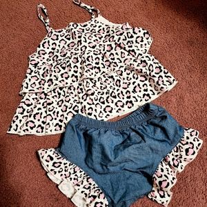 18-24 Month Toddler Girl Set: Shorts and Top